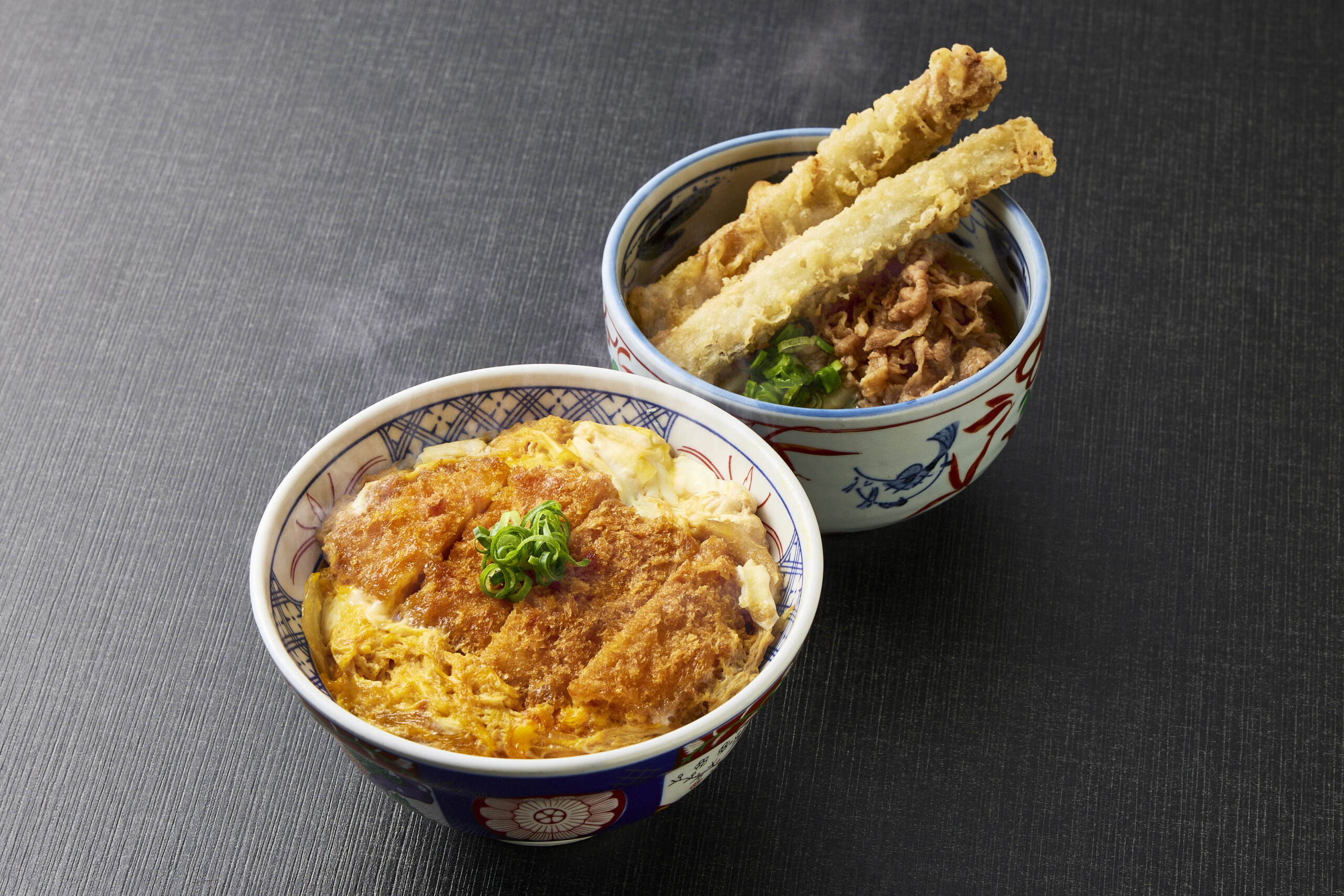 かつ丼とミニ肉ごぼう天うどんセット - スナダフーヅ コーポレートサイト